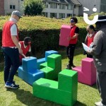 Puzzle Cube at a Corporate Team Building Event