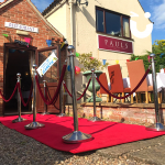Our Red Carpet all set up during a private party