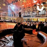 Rodeo Bull At A Corporate Dinner