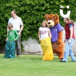 The Sack Race Hire including Sunshine the Bear