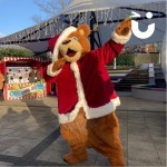 Santa Bear At A Corporate Family Festive Event