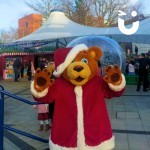 Santa Bear At A Corporate Festive Event