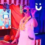 Shoot The Hoop Side Stall At A Corporate Evening Event