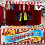 Hoopla Stall all set up and ready for fun!