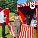 Play Your Cards Right Stall at a corporate Summer event