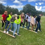 Ski Slalom for a corporate team build event