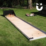 Out skittle alley Hire outside