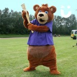 Sunshine Bear Hire with the Olympic Torch