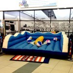 our surf simulator all set up at Liverpool airport