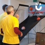 Basketball Challenge for an indoor Team Building Event