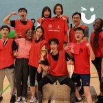 Indoor Team Building Event Winners Podium
