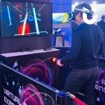 Virtual Reality Experience At A Corporate Evening Event