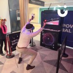 Virtual Reality Experience being enjoyed at an evening Corporate event