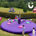 wide angle shot of the Wipeout Challenge 