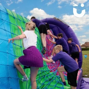 Assault Course Cargo Net Wall Hire