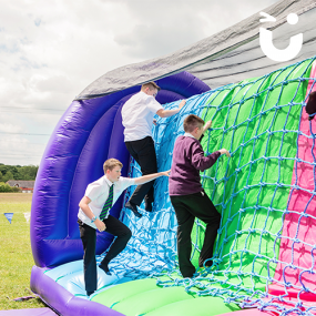 Assault Course Cargo Net Wall Hire