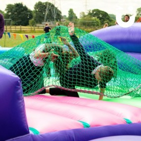 Assault Course Scramble Net Inflatable Hire