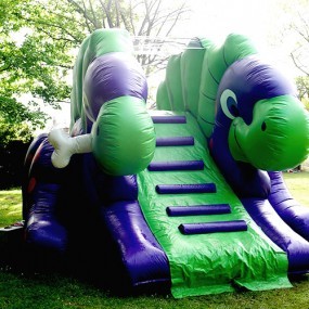 Children's Dino Inflatable Slide Hire