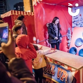 Christmas Snow Ball in a Bucket Stall Hire