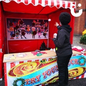 Christmas Snow Ball Toss Stall Hire 