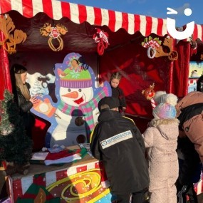 Christmas Snowman Target Stall Hire