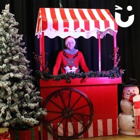 Festive Traditional Wooden Carts Hire