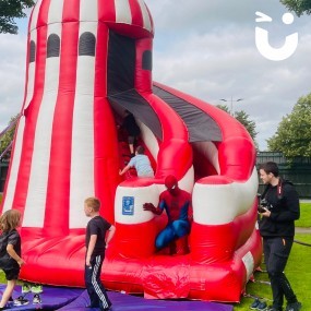 Helter Skelter Inflatable Slide Hire