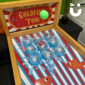 Goldfish Toss - Carnival Table Top Game Hire