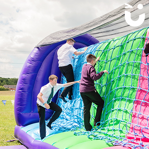 Assault Course Cargo Net Wall Hire