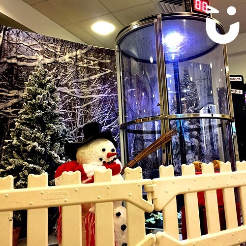 Snow Ballnado Hire with Christmas Theming Hire