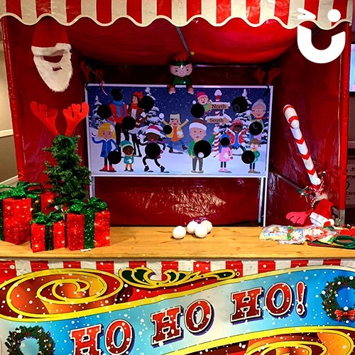 Christmas Snow Ball Toss Stall Hire