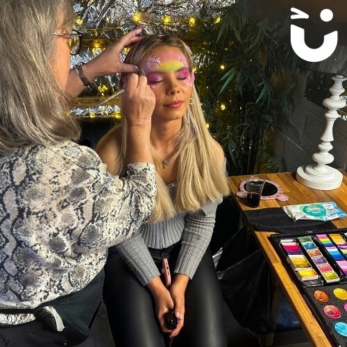 Face Painting For Adults At A Corporate Family Fun Day