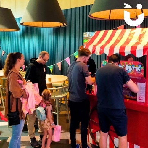 Pick and Mix Cart at a Corporate event