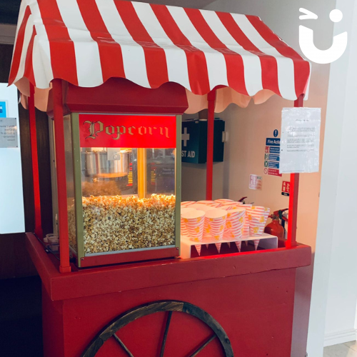 Authentic shop popcorn machine