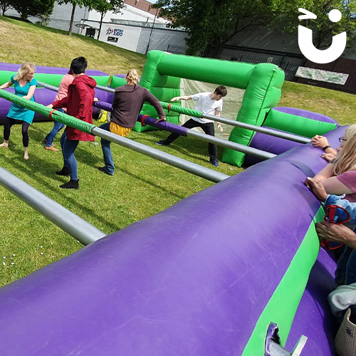Human Table Football Inflatable Hire