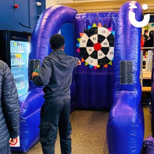 Inflatable Darts Pod Hire at a Corporate event