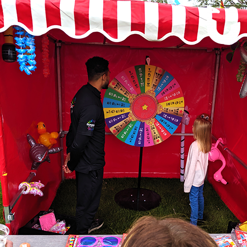 Spin The Wheel Stall Hire Funfair Ideas The Fun Experts®