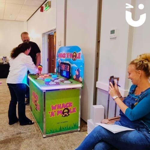 Digital Whack A Mole Retro gaming hire for events