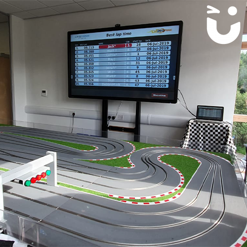 Giant 8 Lane Scalextric Hire Indoor - Leisure Hire