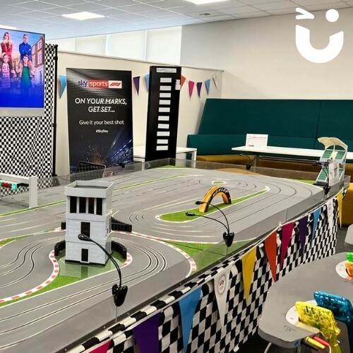 Scalextric Hire Giant Track For Events The Fun Experts