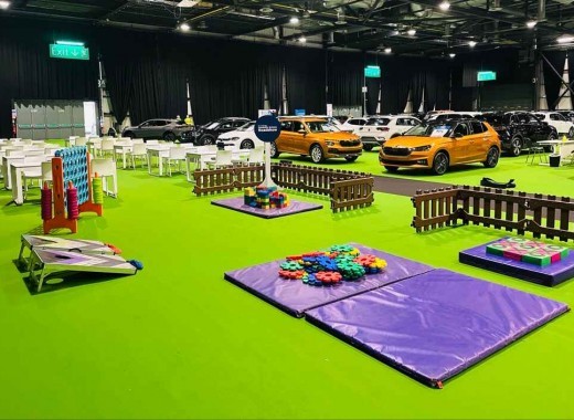 The Fun Experts Supply Interactive Games for Arnold Clark Exhibition