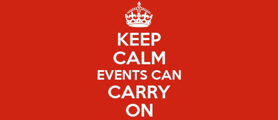 Holding your event...