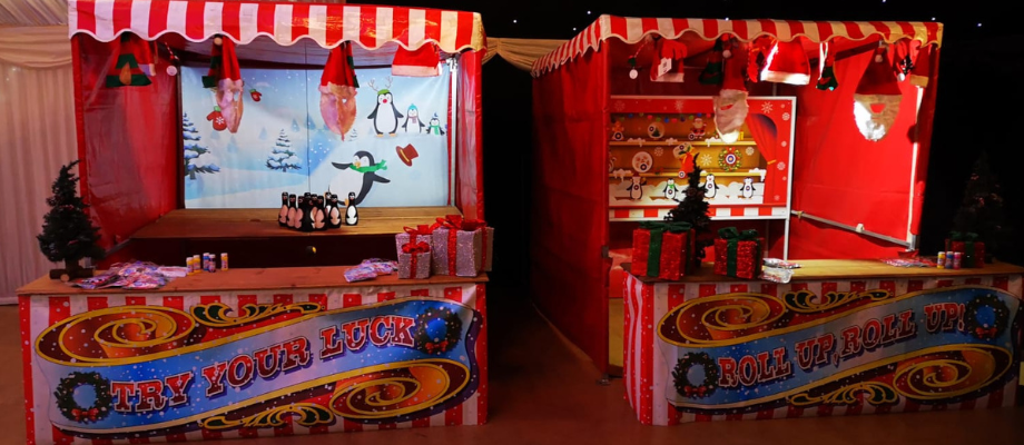 A Festive Makeover for our Funfair Stalls!