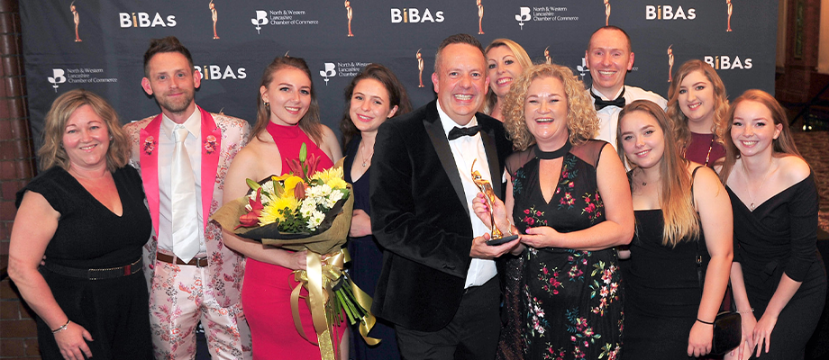 Service Business of the Year at the Bibas 2019 (for the second year running!)