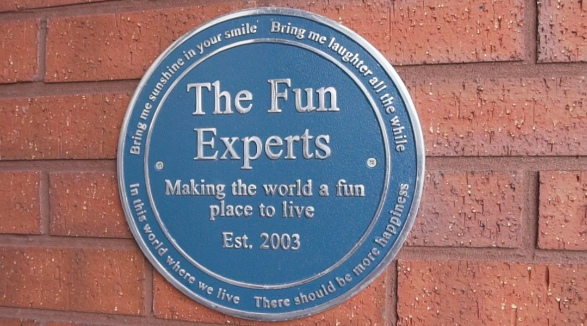 The Fun Experts Plaque