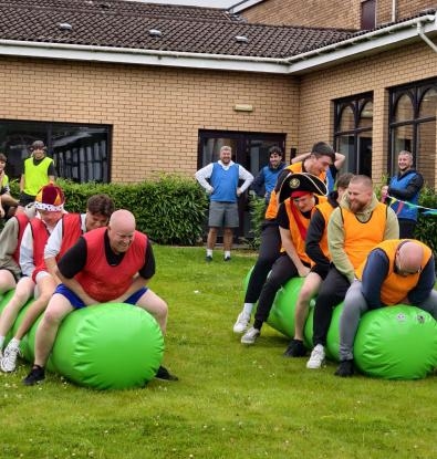 inflatable sausage hire