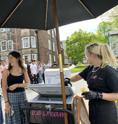Ice cream stand