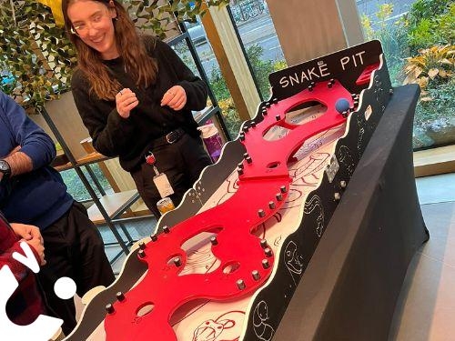Snake pit at an office party