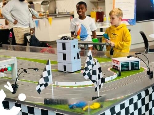 Scalextric Track Hire for a Corporate event 3