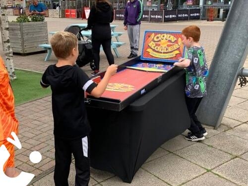 Carvival Coin Roller at a community event